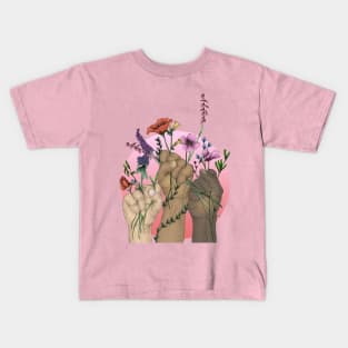 Women Bloom When They Stand Together Kids T-Shirt